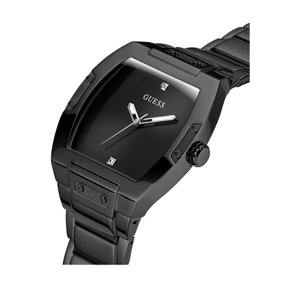 Image de Montre Homme Guess GW0387G3 Noir, disponible chez Rue des Bijoux, parfaite pour un look élégant et sophistiqué.