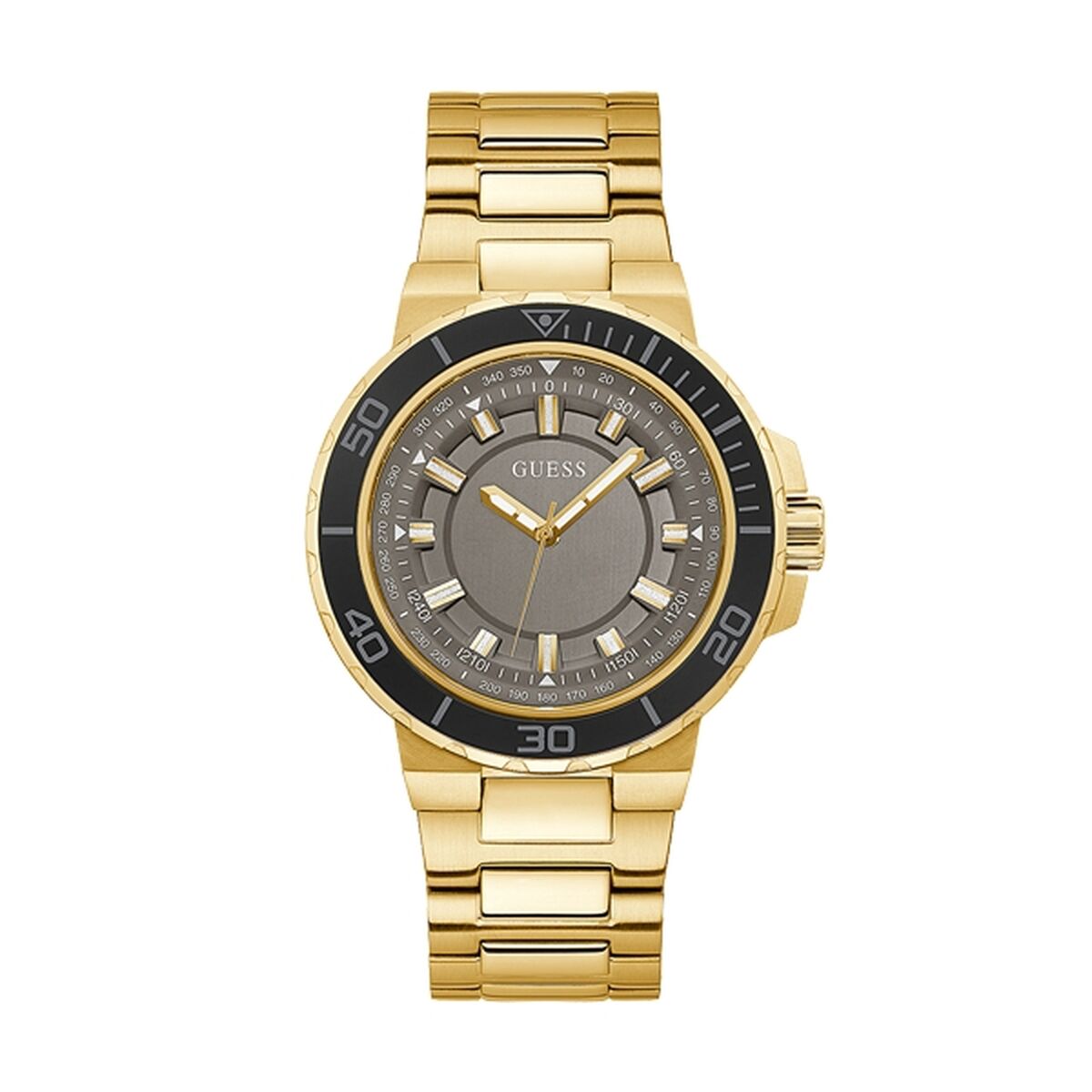 Image de Montre Homme Guess GW0426G2 Noir, disponible chez Rue des Bijoux, parfaite pour un look élégant et sophistiqué.