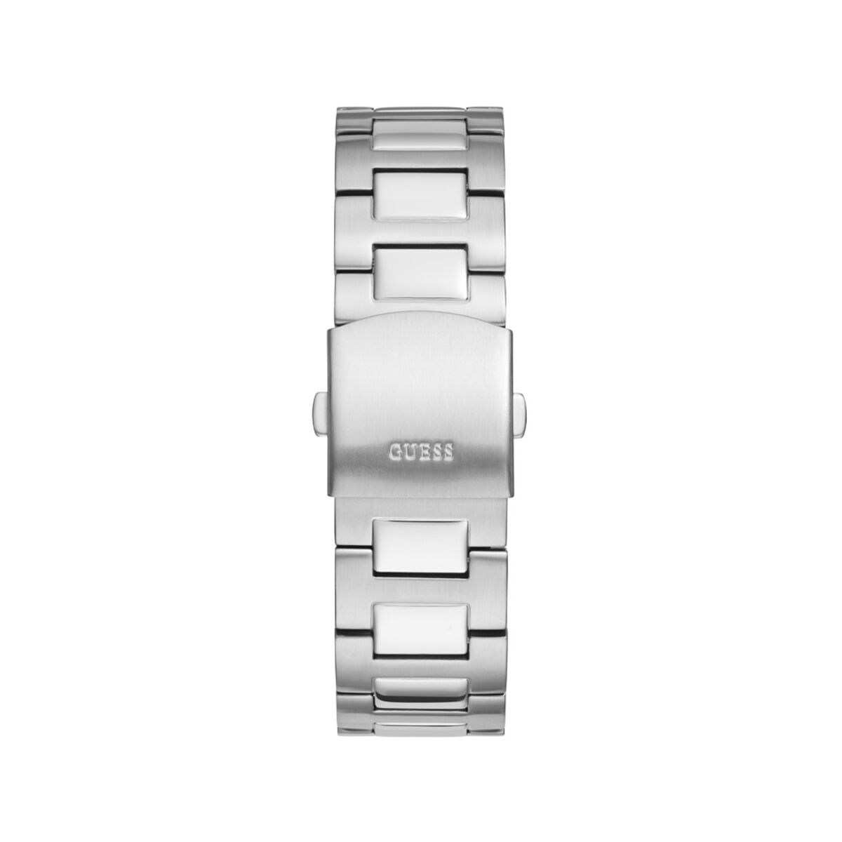 Image de Montre Homme Guess GW0426G1 Noir Argenté, disponible chez Rue des Bijoux, parfaite pour un look élégant et sophistiqué.