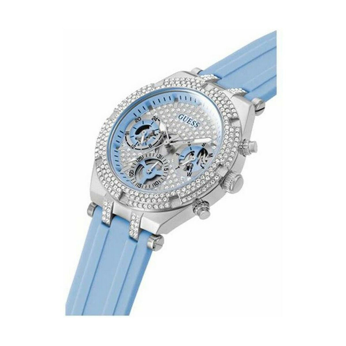 Image de Montre Femme Guess GW0407L1, disponible chez Rue des Bijoux, parfaite pour un look élégant et sophistiqué.