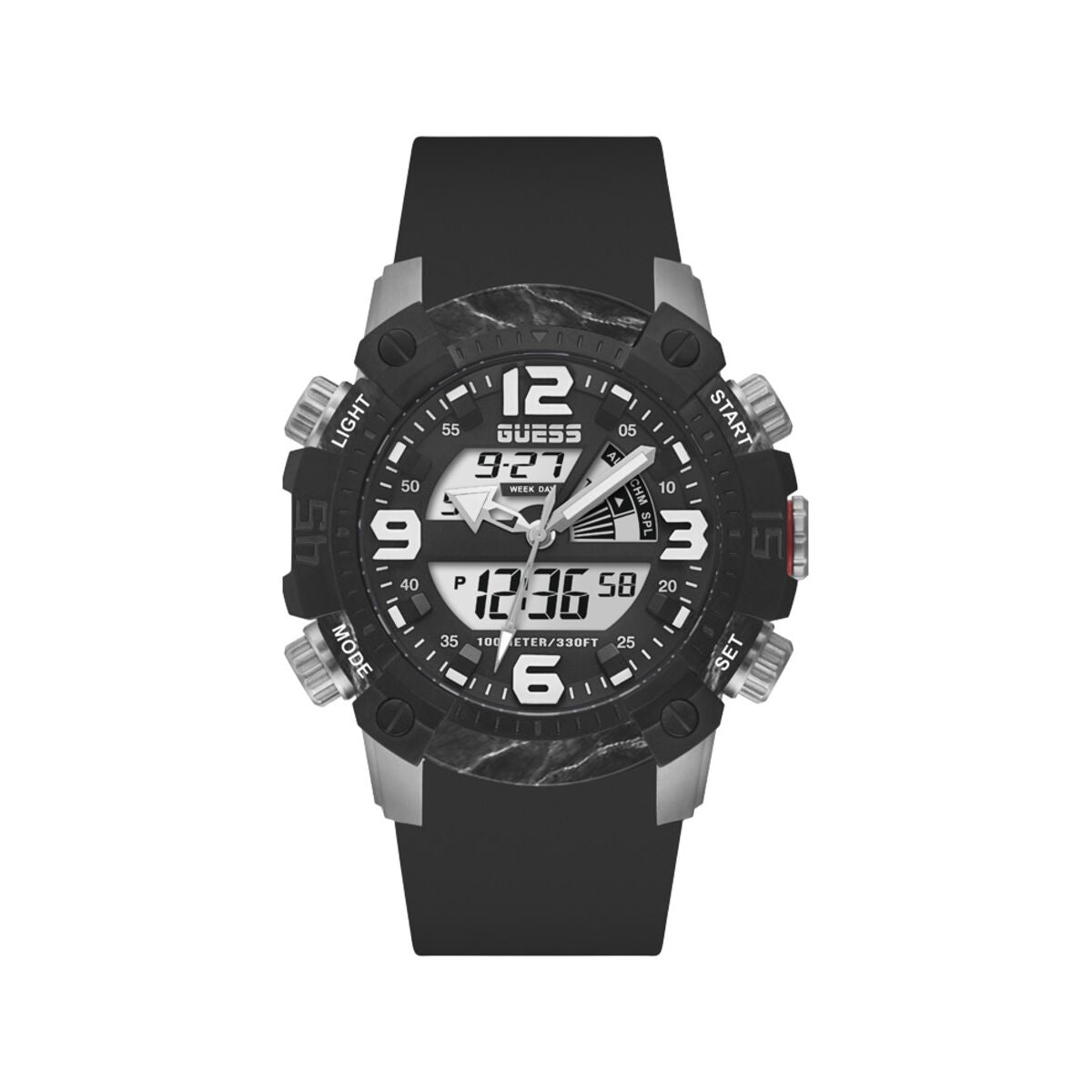 Image de Montre Homme Guess GW0421G1 (Ø 50 mm), disponible chez Rue des Bijoux, parfaite pour un look élégant et sophistiqué.