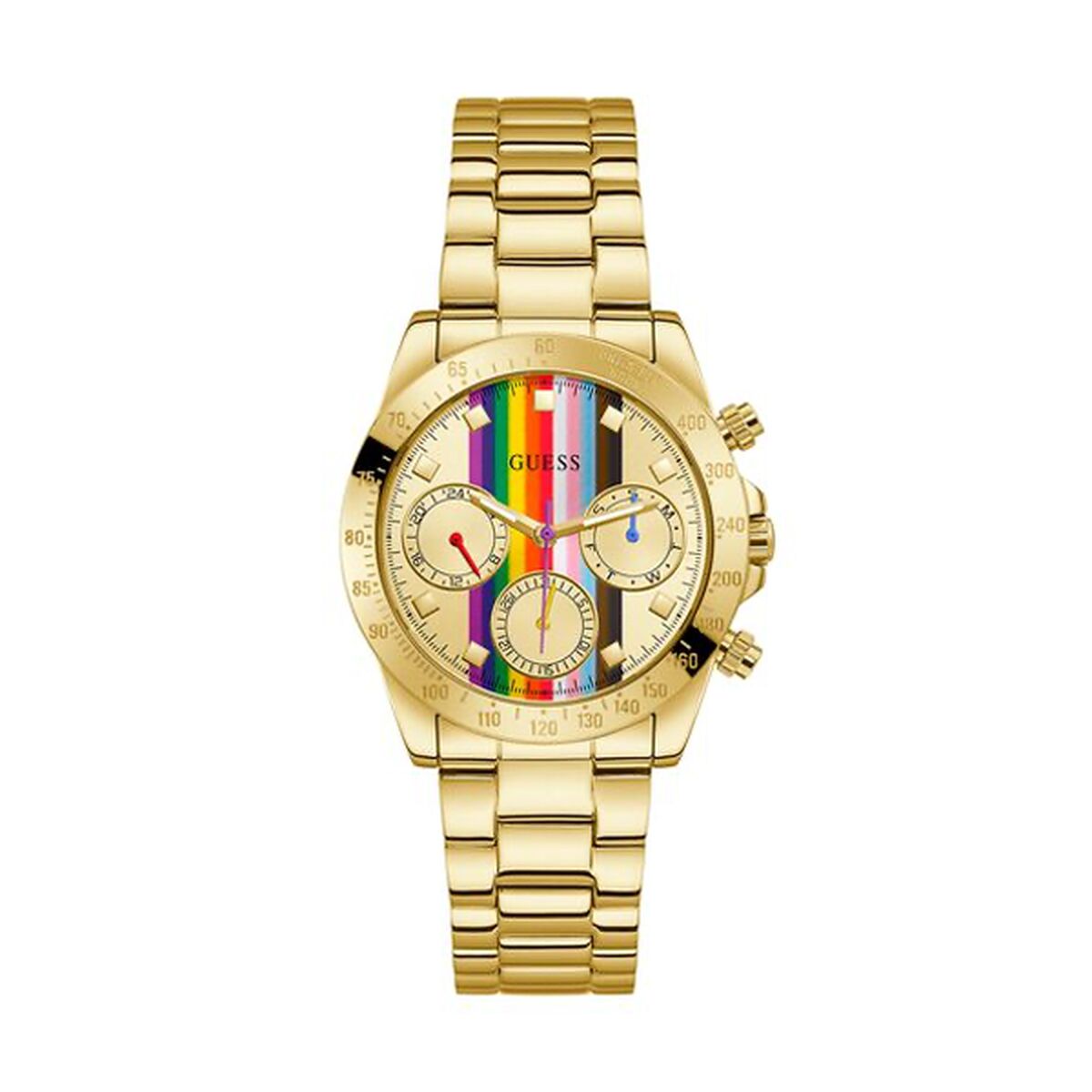 Image de Montre Femme Guess GW0433L1 (Ø 38 mm), disponible chez Rue des Bijoux, parfaite pour un look élégant et sophistiqué.