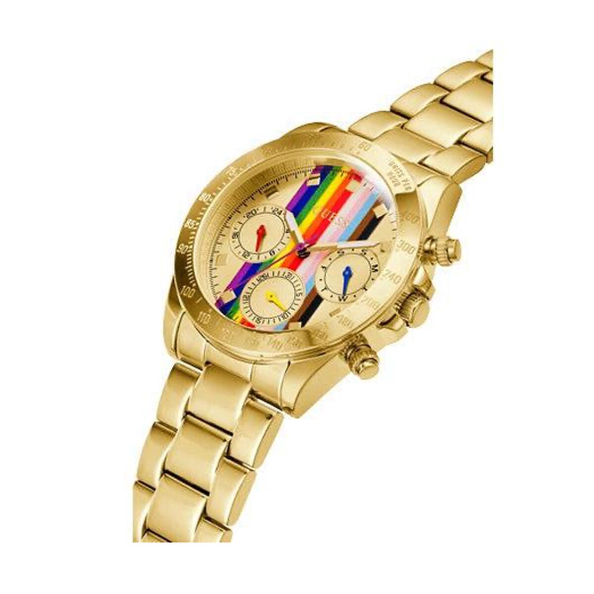 Image de Montre Femme Guess GW0433L1 (Ø 38 mm), disponible chez Rue des Bijoux, parfaite pour un look élégant et sophistiqué.