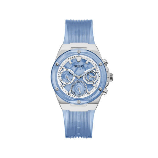 Image de Montre Femme Guess GW0409L1, disponible chez Rue des Bijoux, parfaite pour un look élégant et sophistiqué.