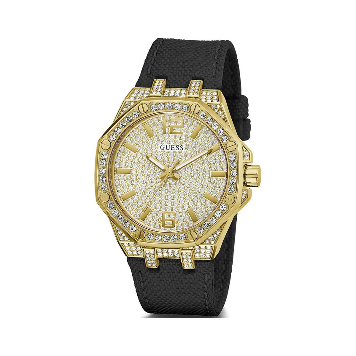 Image de Montre Femme Guess (Ø 39 mm), disponible chez Rue des Bijoux, parfaite pour un look élégant et sophistiqué.