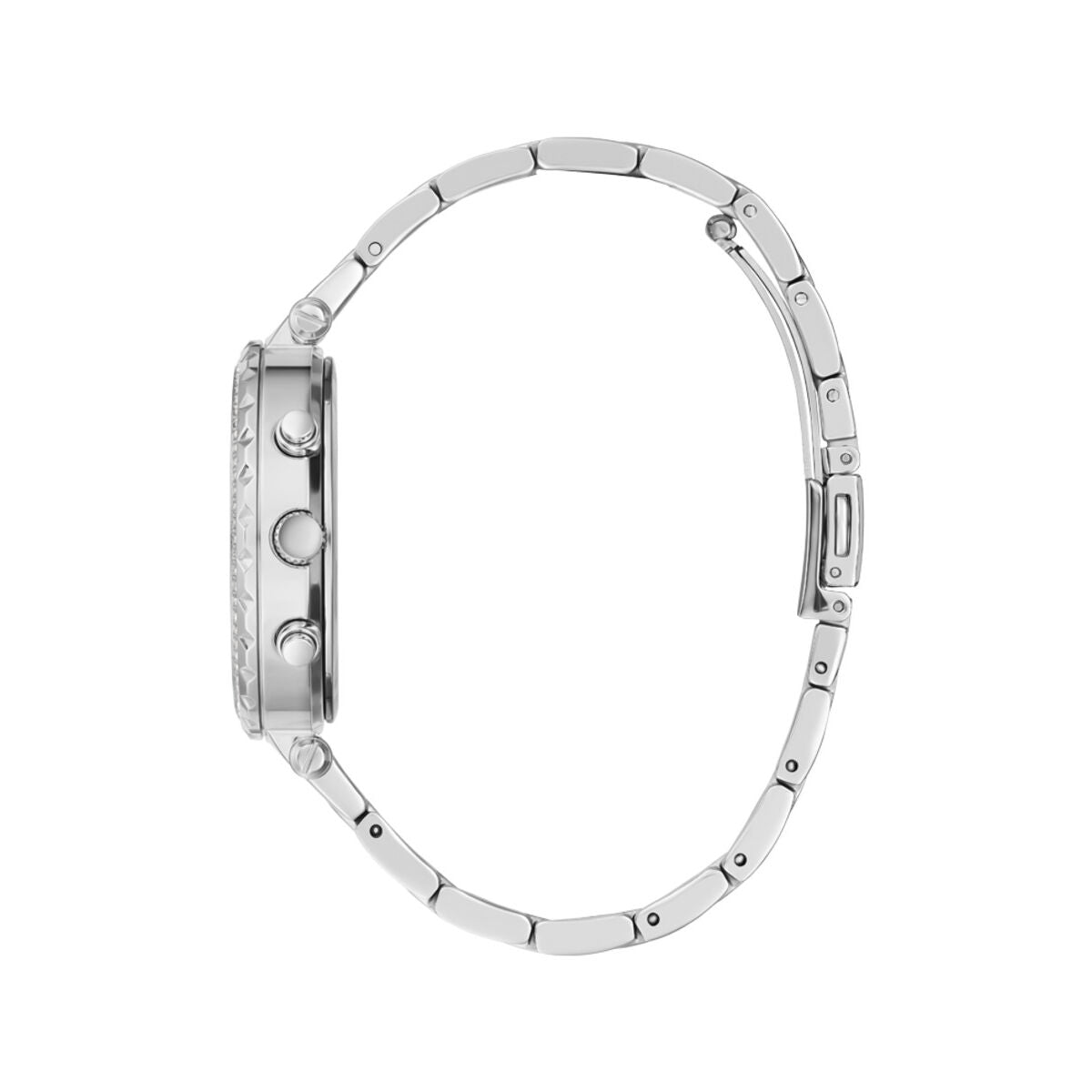 Image de Montre Femme Guess SOLSTICE (Ø 37 mm), disponible chez Rue des Bijoux, parfaite pour un look élégant et sophistiqué.