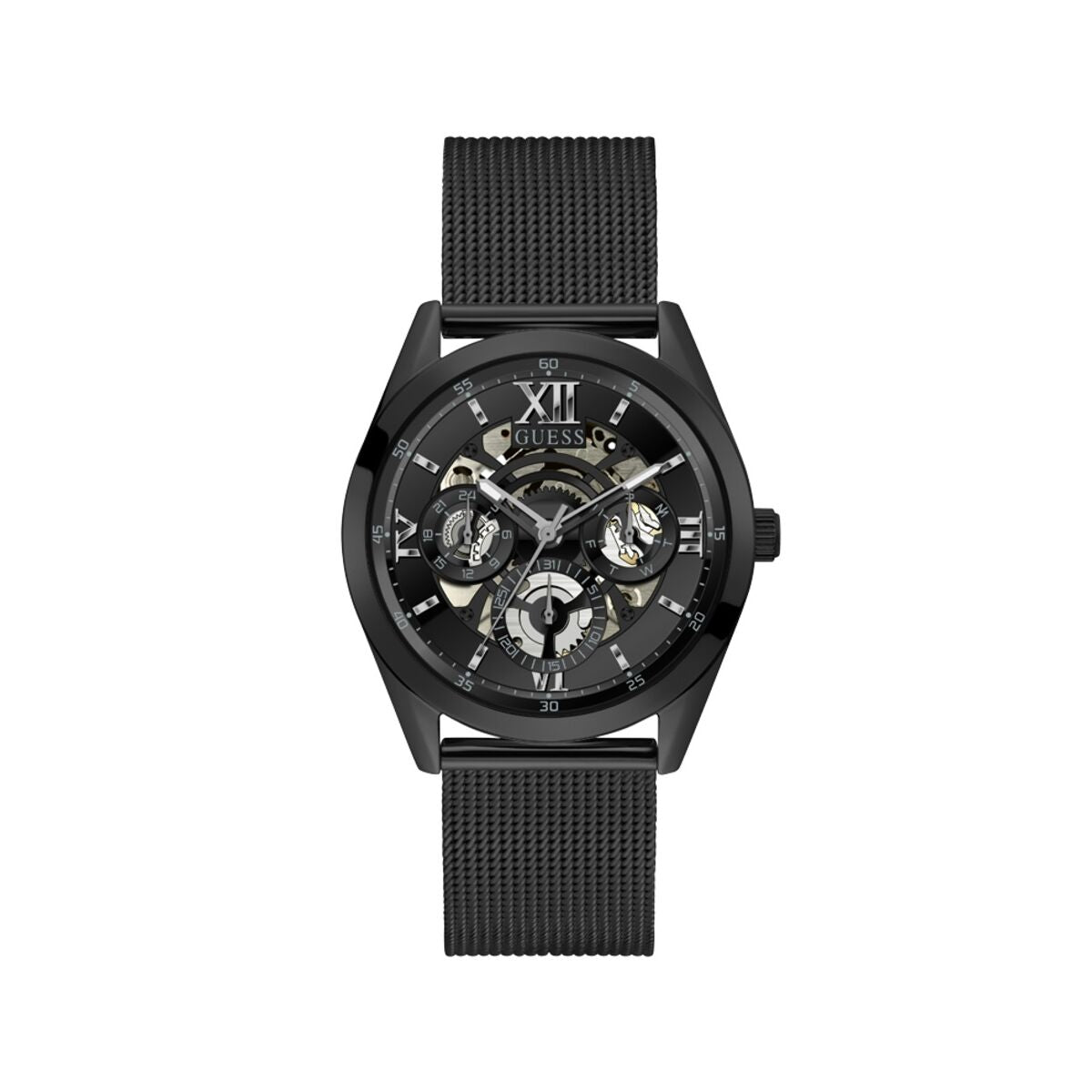 Image de Montre Homme Guess GW0368G3 Noir, disponible chez Rue des Bijoux, parfaite pour un look élégant et sophistiqué.