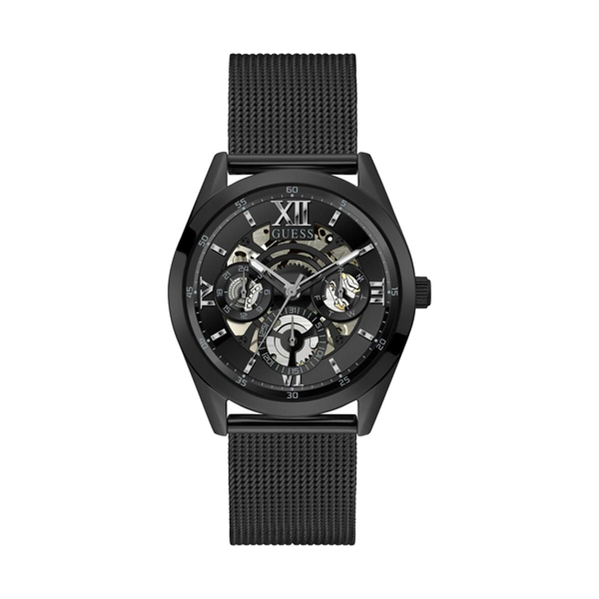 Image de Montre Homme Guess GW0368G3 Noir, disponible chez Rue des Bijoux, parfaite pour un look élégant et sophistiqué.