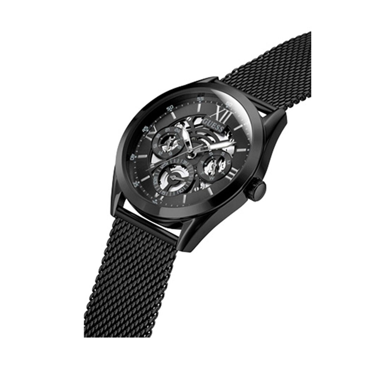 Image de Montre Homme Guess GW0368G3 Noir, disponible chez Rue des Bijoux, parfaite pour un look élégant et sophistiqué.