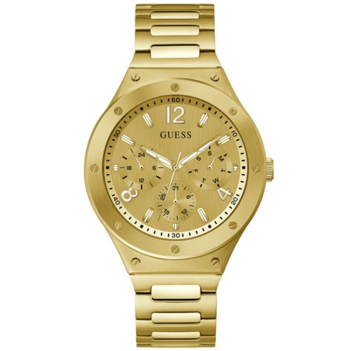 Image de Montre Homme Guess GW0454G2 (Ø 44 mm), disponible chez Rue des Bijoux, parfaite pour un look élégant et sophistiqué.