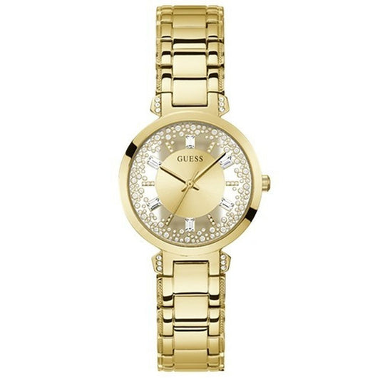 Image de Montre Femme Guess CRYSTAL CLEAR (Ø 33 mm), disponible chez Rue des Bijoux, parfaite pour un look élégant et sophistiqué.