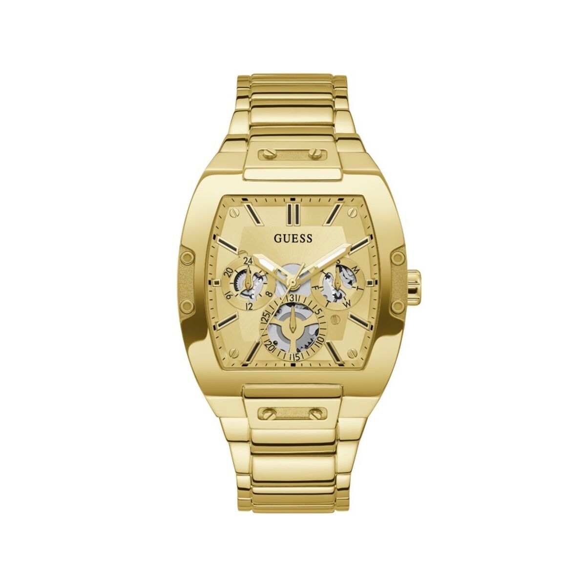 Image de Montre Homme Guess GW0456G2, disponible chez Rue des Bijoux, parfaite pour un look élégant et sophistiqué.