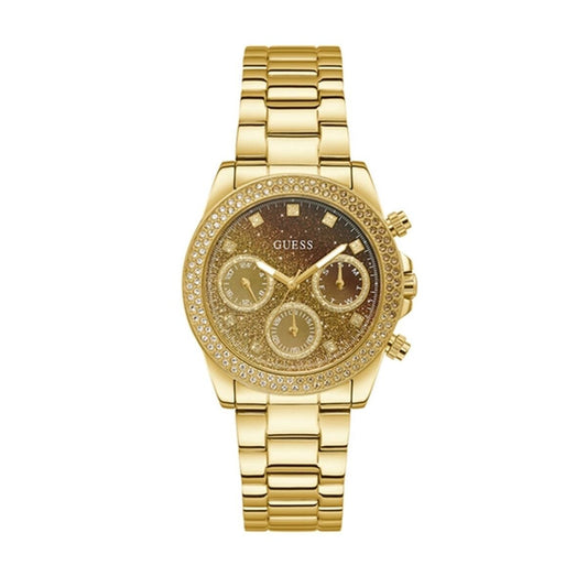 Image de Montre Femme Guess GW0483L2, disponible chez Rue des Bijoux, parfaite pour un look élégant et sophistiqué.