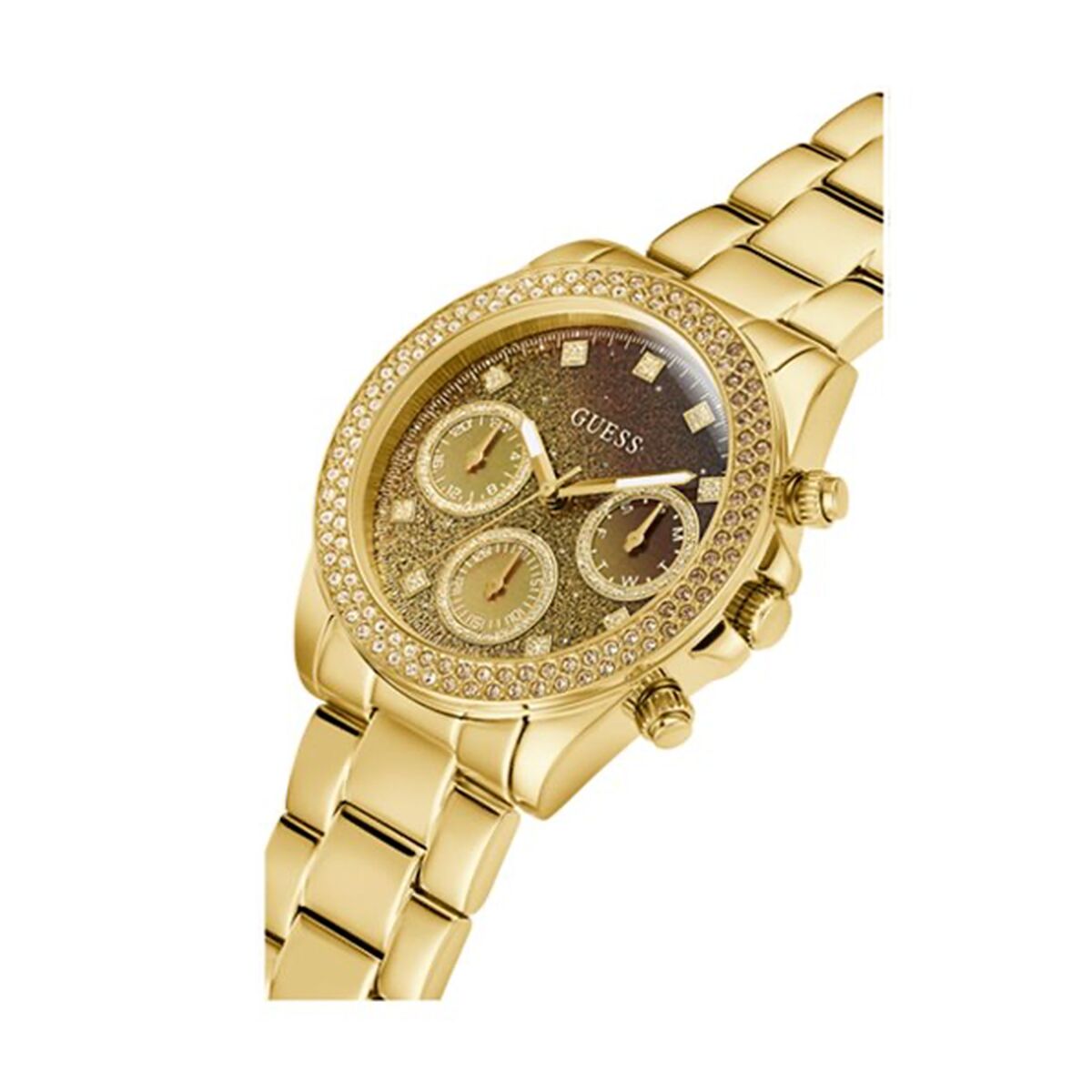 Image de Montre Femme Guess GW0483L2, disponible chez Rue des Bijoux, parfaite pour un look élégant et sophistiqué.