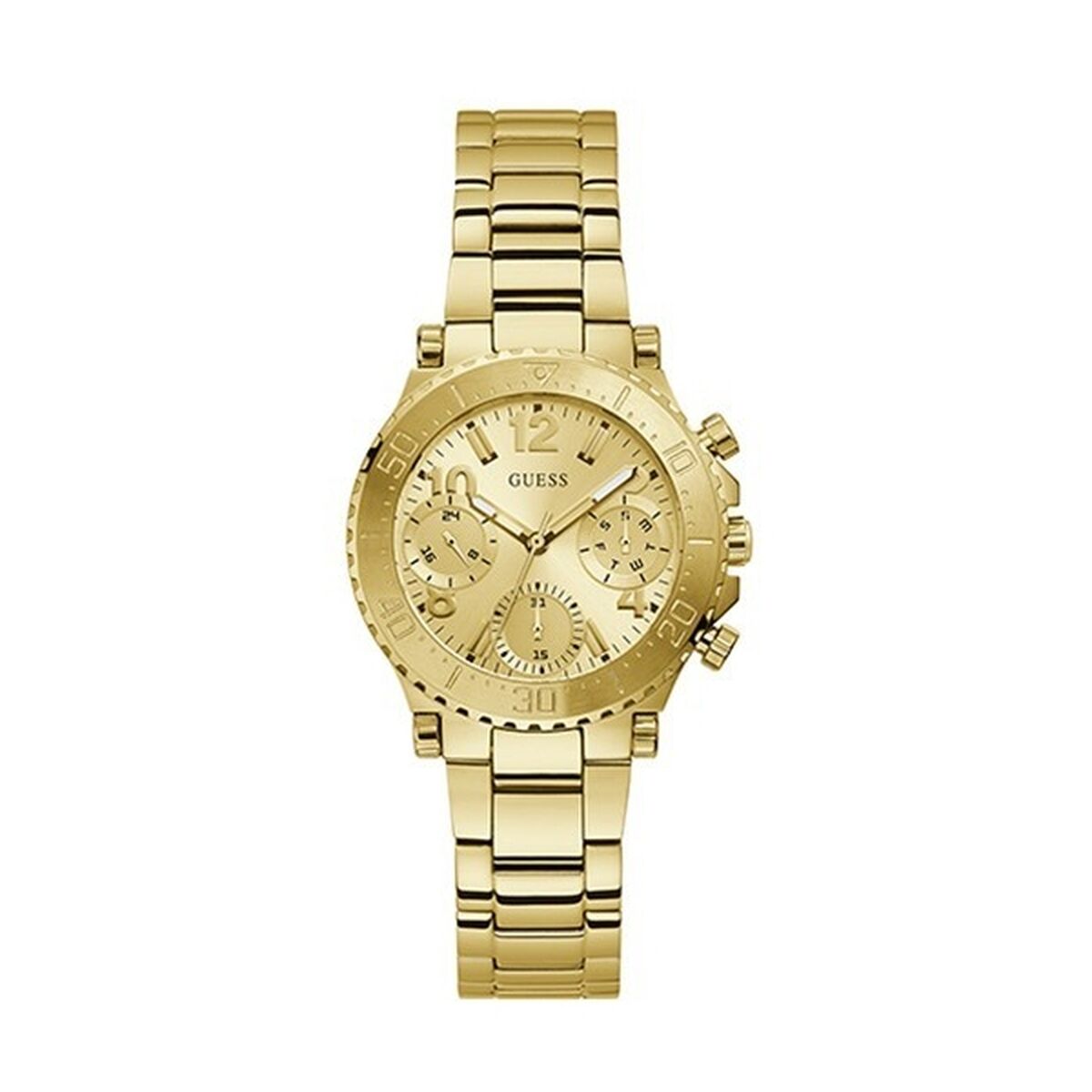 Image de Montre Femme Guess GW0465L1, disponible chez Rue des Bijoux, parfaite pour un look élégant et sophistiqué.