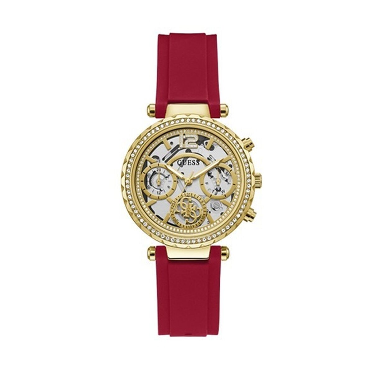 Image de Montre Guess GW0484L1, disponible chez Rue des Bijoux, parfaite pour un look élégant et sophistiqué.