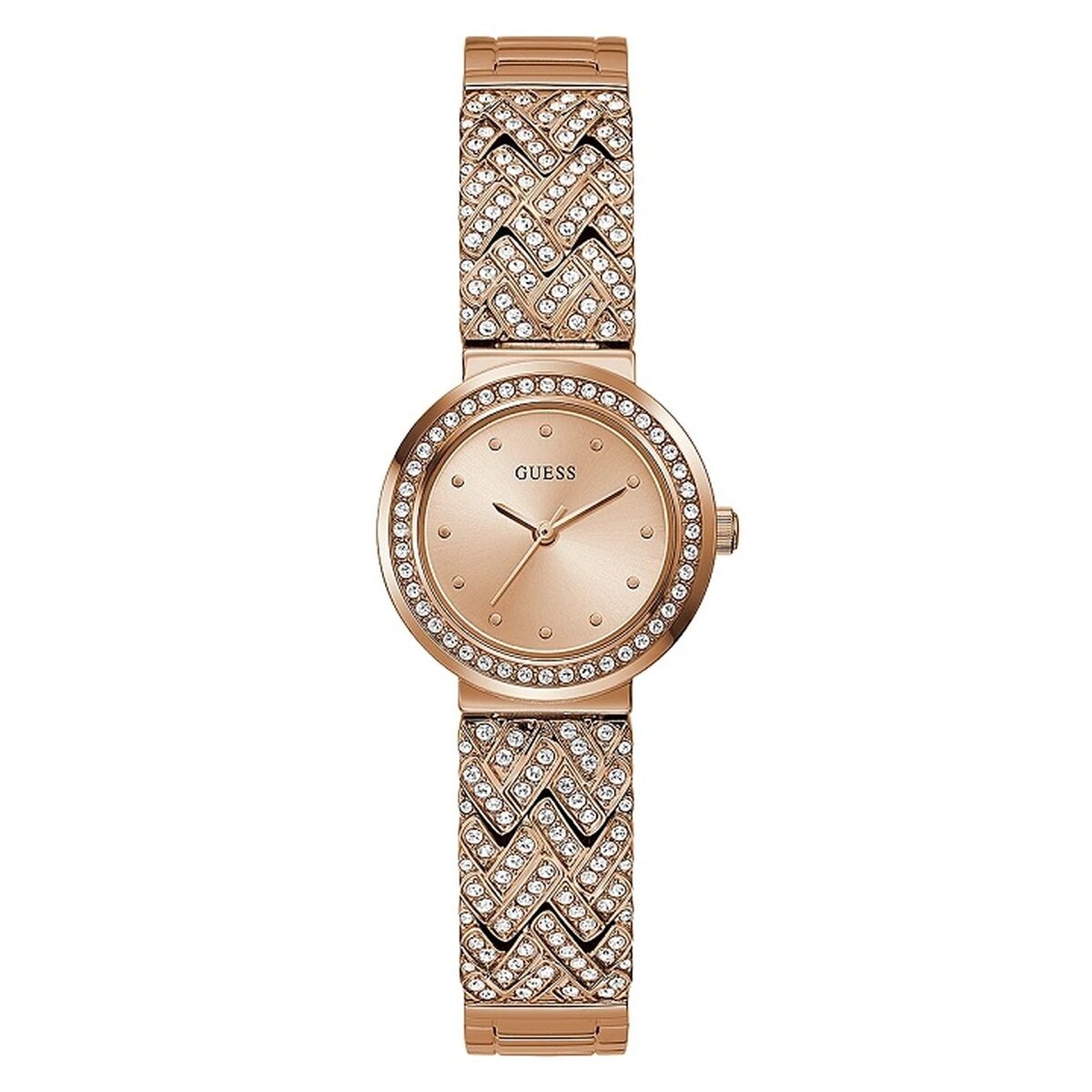 Image de Montre Femme Guess (Ø 28 mm), disponible chez Rue des Bijoux, parfaite pour un look élégant et sophistiqué.