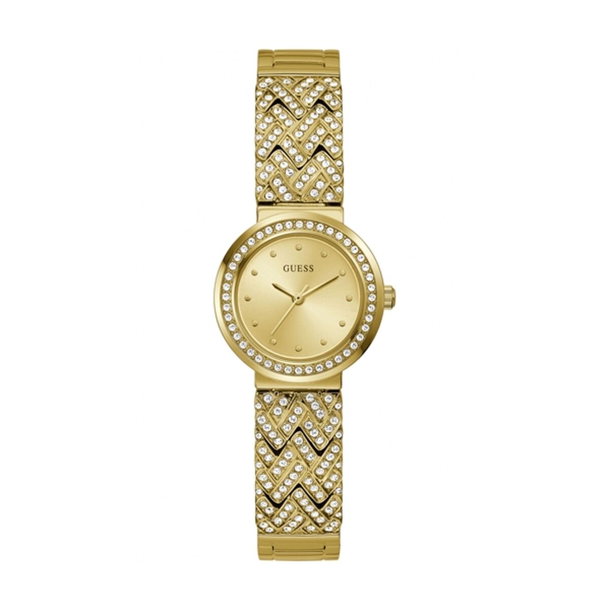 Image de Montre Femme Guess GW0476L2, disponible chez Rue des Bijoux, parfaite pour un look élégant et sophistiqué.