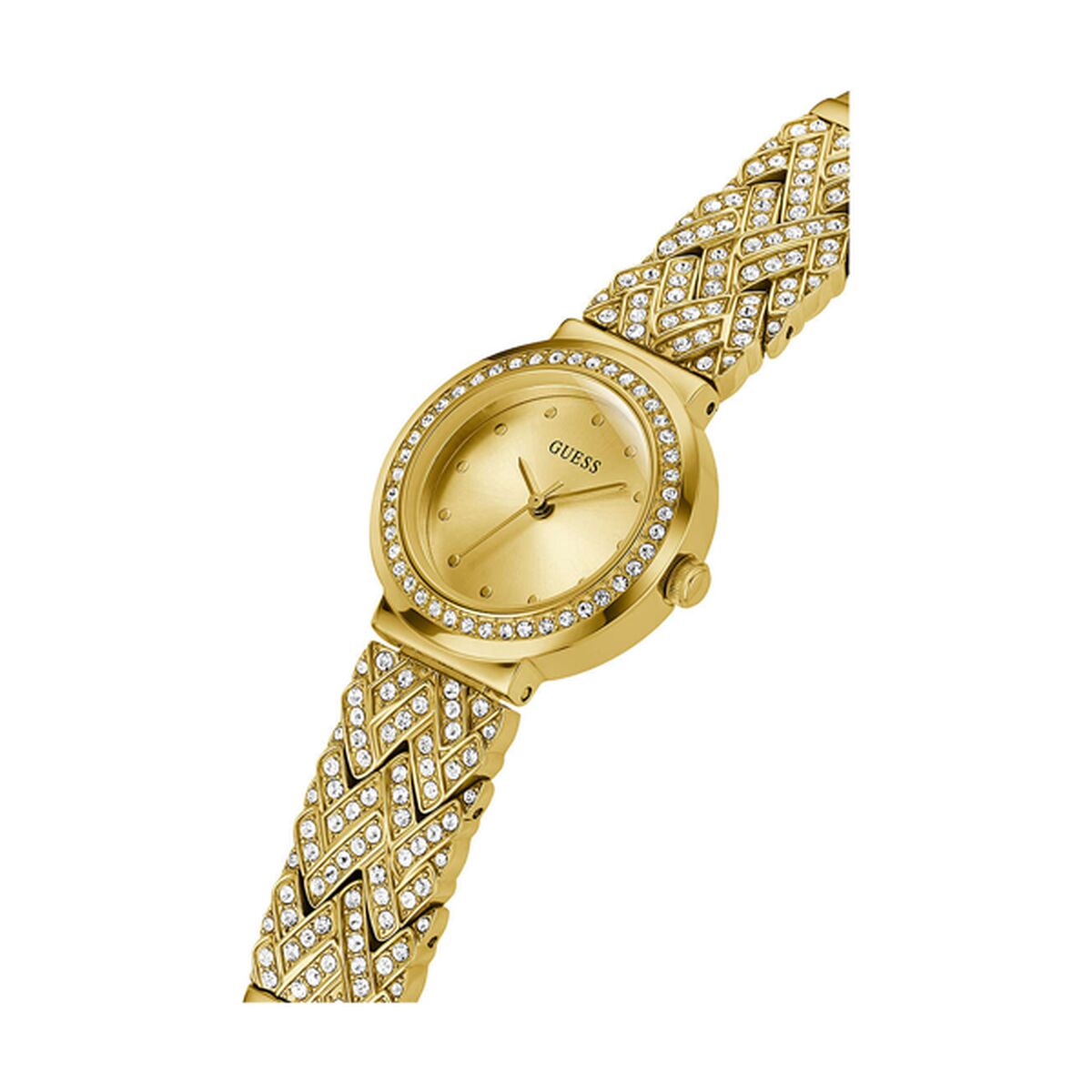 Image de Montre Femme Guess GW0476L2, disponible chez Rue des Bijoux, parfaite pour un look élégant et sophistiqué.