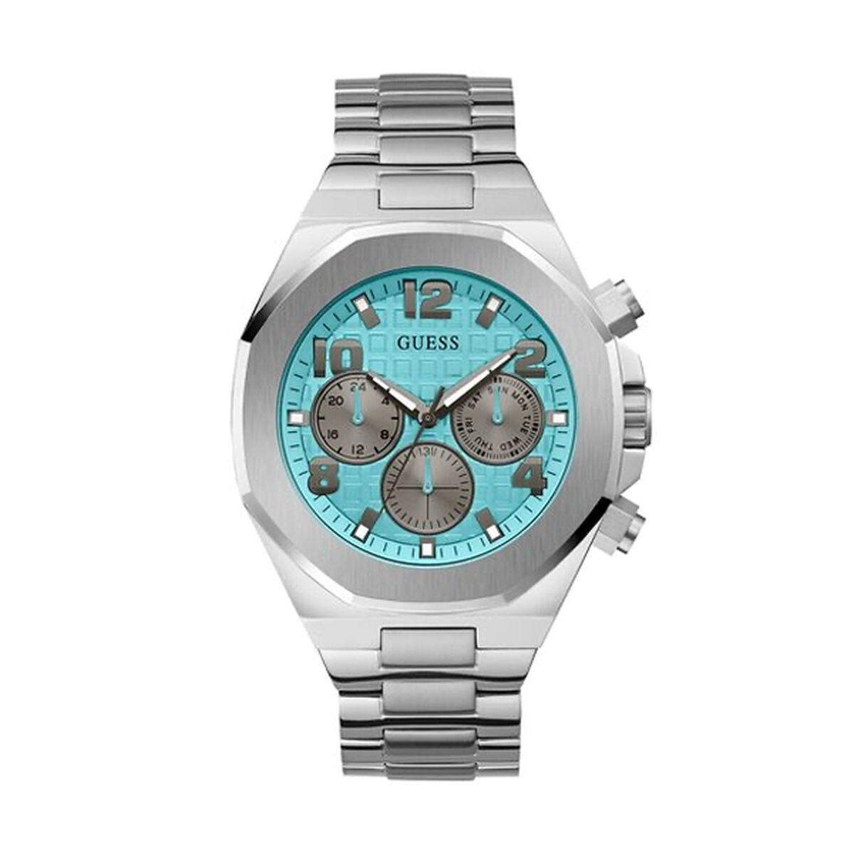 Image de Montre Femme Guess GW0543L7, disponible chez Rue des Bijoux, parfaite pour un look élégant et sophistiqué.