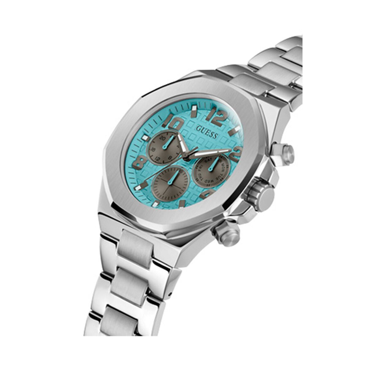 Image de Montre Femme Guess GW0543L7, disponible chez Rue des Bijoux, parfaite pour un look élégant et sophistiqué.