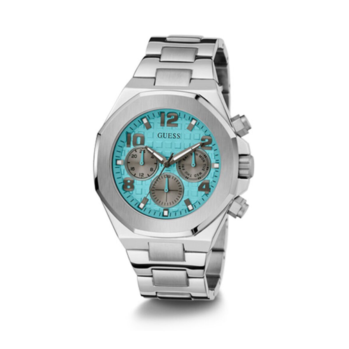 Image de Montre Femme Guess GW0543L7, disponible chez Rue des Bijoux, parfaite pour un look élégant et sophistiqué.