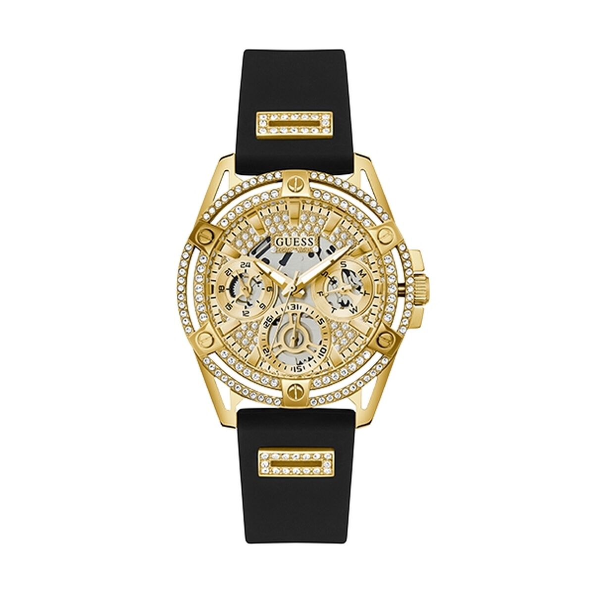 Image de Montre Femme Guess GW0536L3 (Ø 40 mm), disponible chez Rue des Bijoux, parfaite pour un look élégant et sophistiqué.