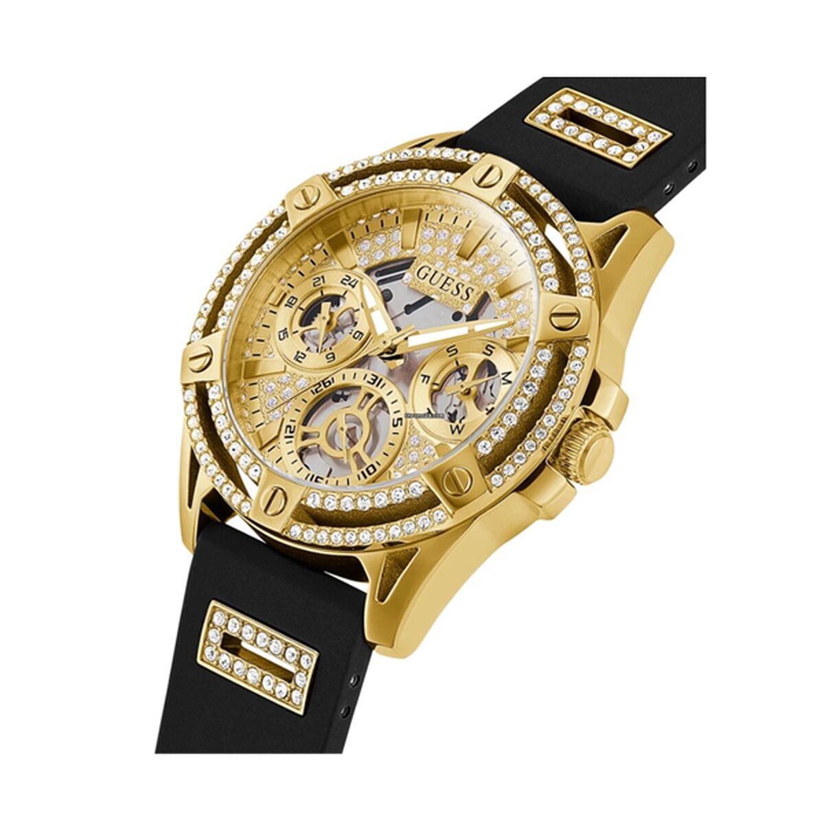 Image de Montre Femme Guess GW0536L3 (Ø 40 mm), disponible chez Rue des Bijoux, parfaite pour un look élégant et sophistiqué.