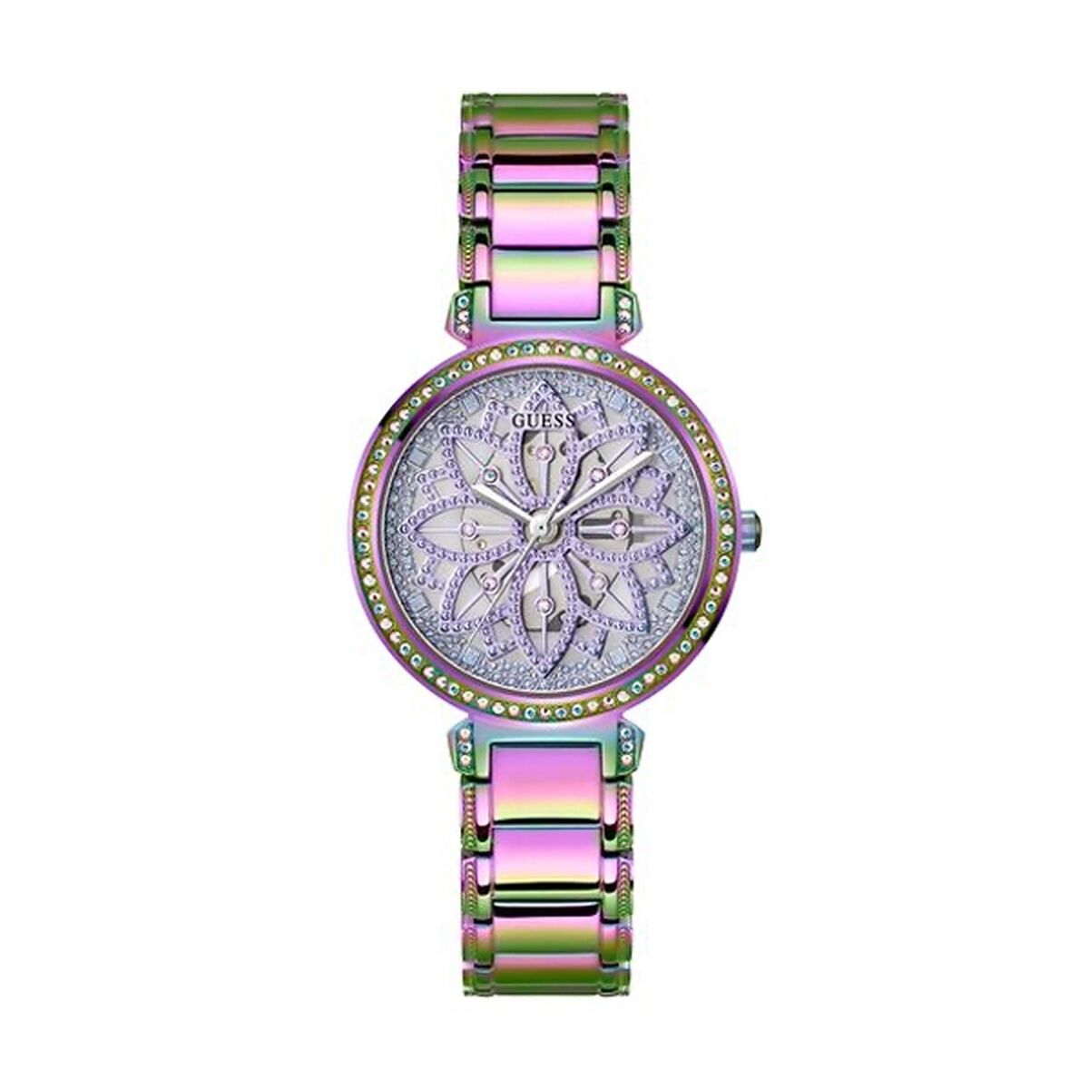 Image de Montre Femme Guess GW0528L4, disponible chez Rue des Bijoux, parfaite pour un look élégant et sophistiqué.