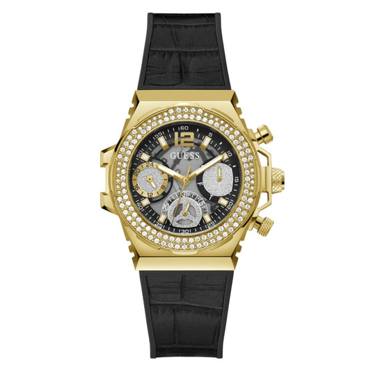 Image de Montre Homme Guess GW0553L4 Noir, disponible chez Rue des Bijoux, parfaite pour un look élégant et sophistiqué.