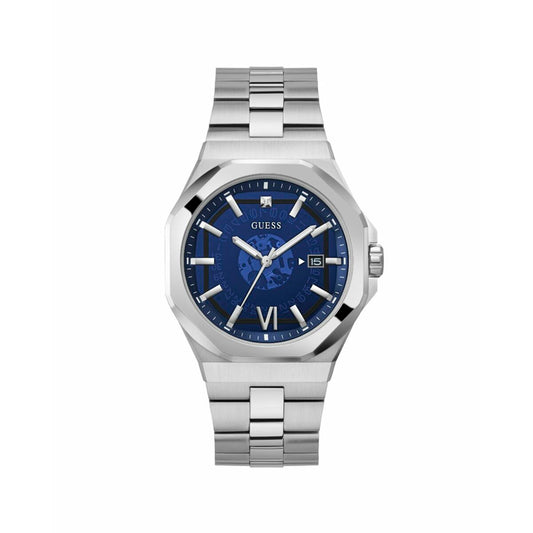 Image de Montre Homme Guess GW0573G1 Argenté, disponible chez Rue des Bijoux, parfaite pour un look élégant et sophistiqué.