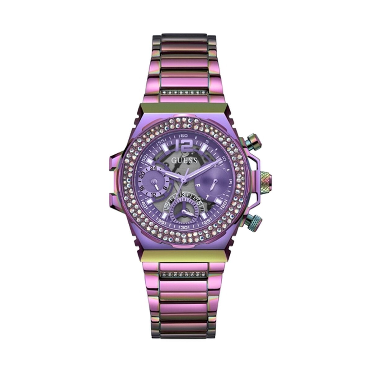 Image de Montre Femme 0.3 Guess GW0552L4 10 10 10, disponible chez Rue des Bijoux, parfaite pour un look élégant et sophistiqué.