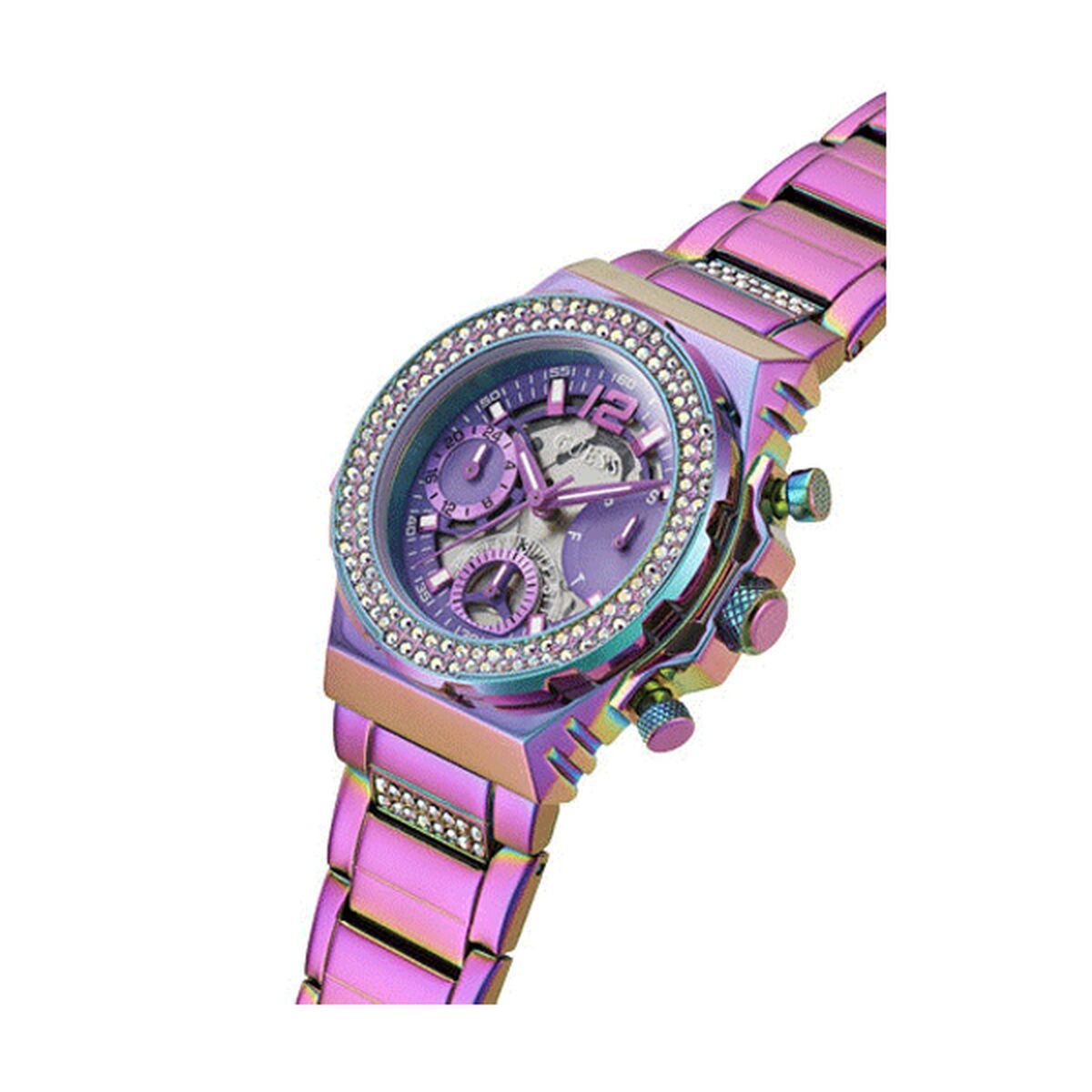 Image de Montre Femme 0.3 Guess GW0552L4 10 10 10, disponible chez Rue des Bijoux, parfaite pour un look élégant et sophistiqué.