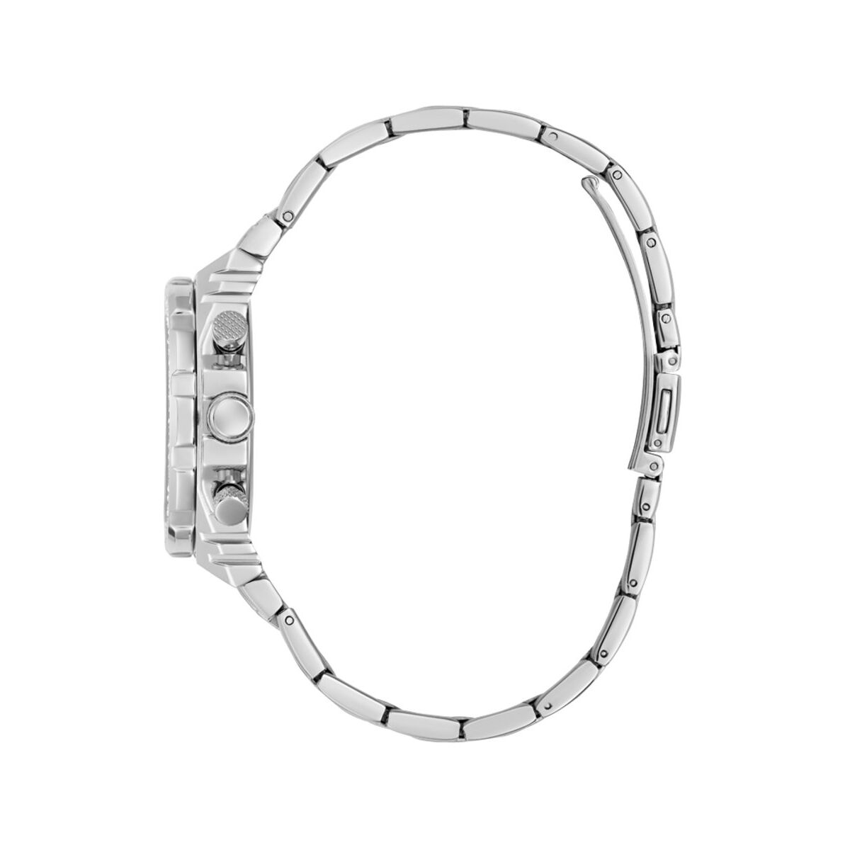 Image de Montre Homme Guess GW0552L1 Argenté, disponible chez Rue des Bijoux, parfaite pour un look élégant et sophistiqué.