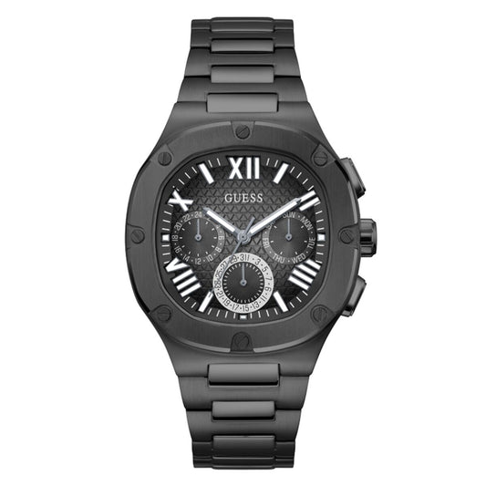 Image de Montre Homme Guess GW0572G3 Noir, disponible chez Rue des Bijoux, parfaite pour un look élégant et sophistiqué.