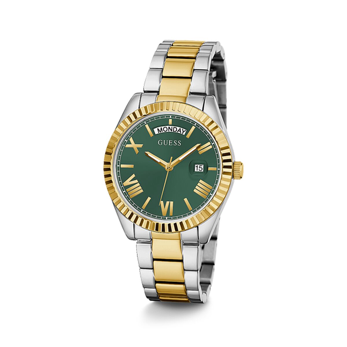 Image de Montre Femme Guess GW0308L5, disponible chez Rue des Bijoux, parfaite pour un look élégant et sophistiqué.