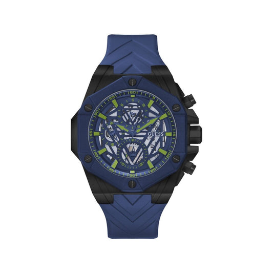 Image de Montre Homme Guess GW0579G3, disponible chez Rue des Bijoux, parfaite pour un look élégant et sophistiqué.