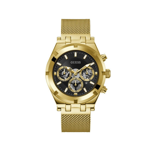 Image de Montre Homme Guess GW0582G2 Noir, disponible chez Rue des Bijoux, parfaite pour un look élégant et sophistiqué.