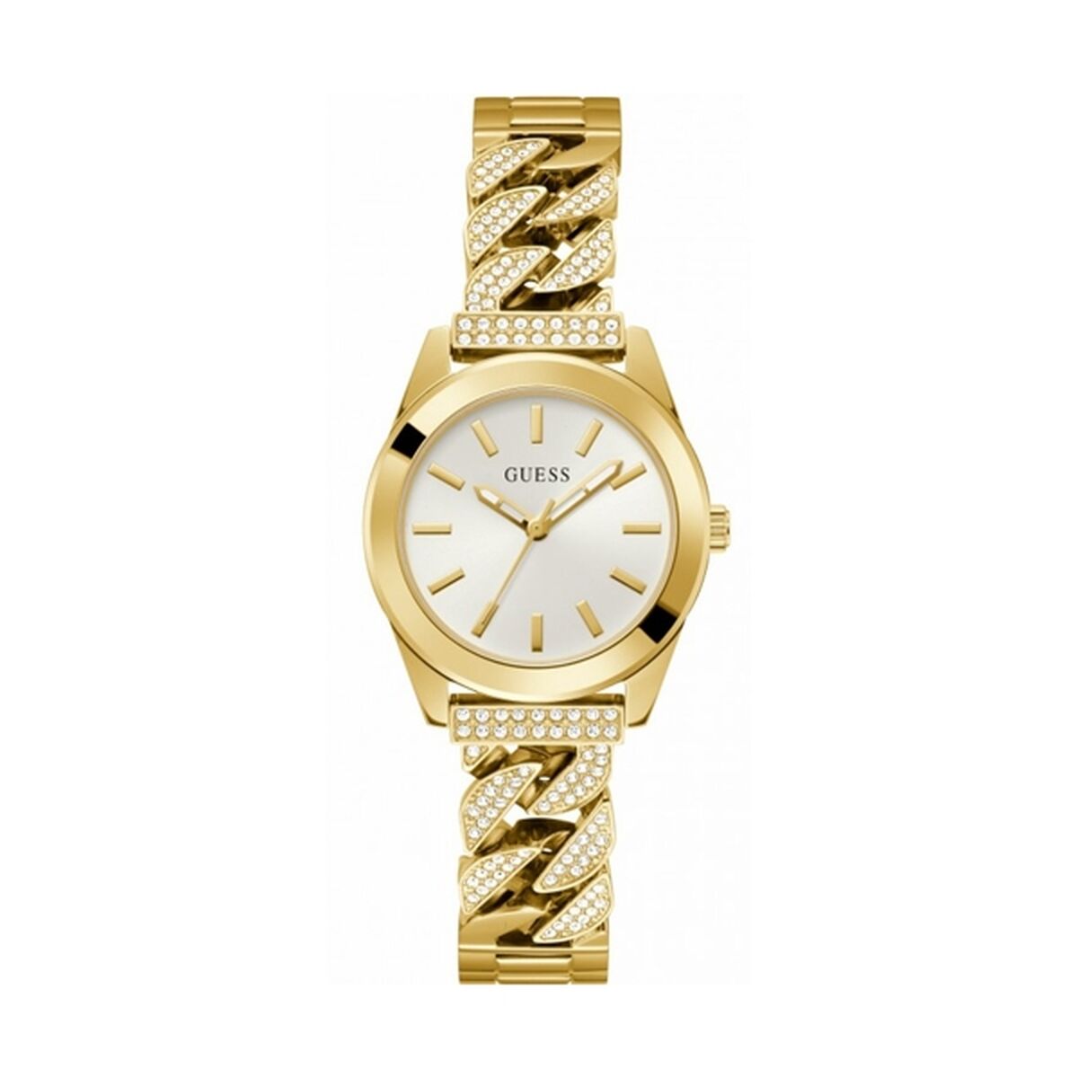 Image de Montre Femme Guess GW0546L2, disponible chez Rue des Bijoux, parfaite pour un look élégant et sophistiqué.