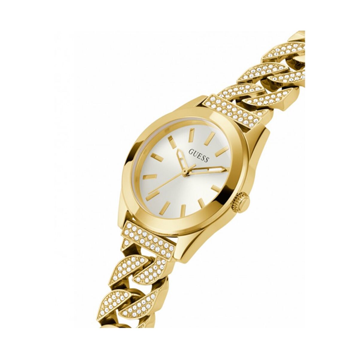 Image de Montre Femme Guess GW0546L2, disponible chez Rue des Bijoux, parfaite pour un look élégant et sophistiqué.