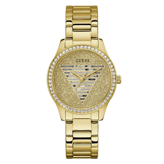 Image de Montre Femme Guess GW0605L2, disponible chez Rue des Bijoux, parfaite pour un look élégant et sophistiqué.