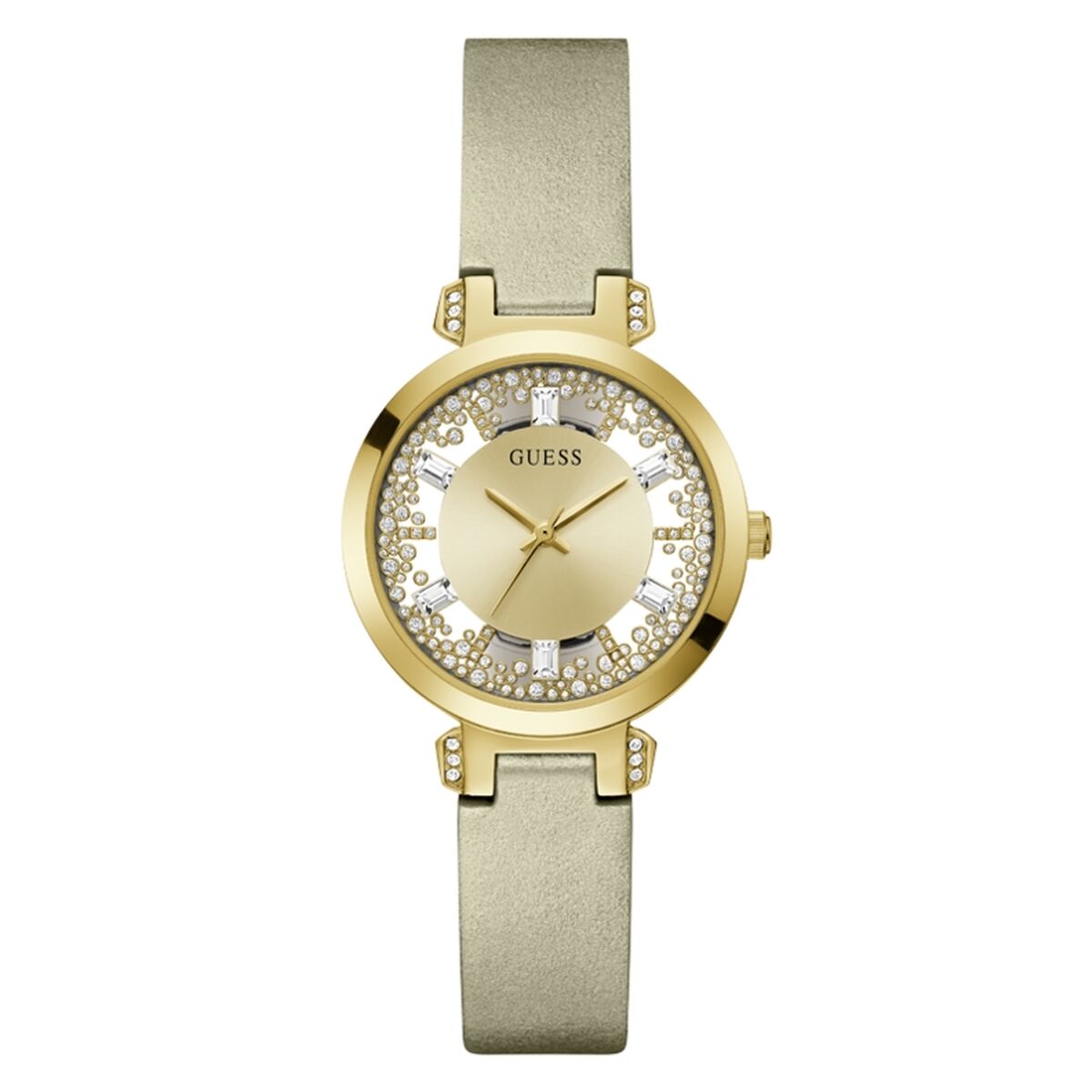 Image de Montre Femme Guess GW0535L4, disponible chez Rue des Bijoux, parfaite pour un look élégant et sophistiqué.