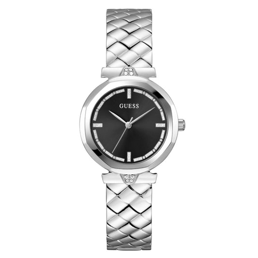 Image de Montre Femme Guess GW0613L1 (Ø 34 mm), disponible chez Rue des Bijoux, parfaite pour un look élégant et sophistiqué.