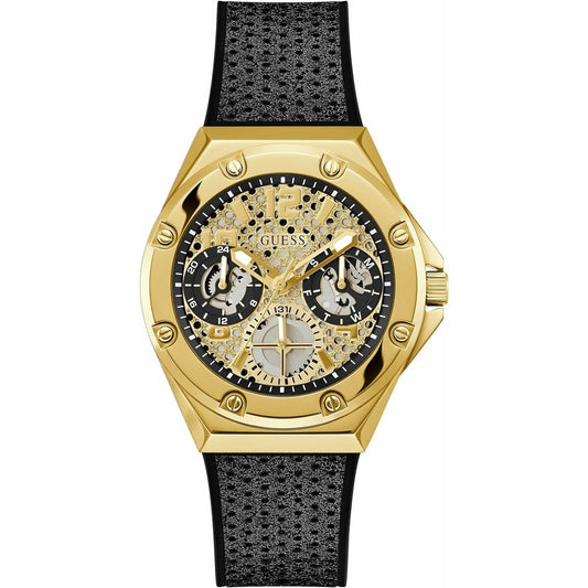 Image de Montre Homme Guess GW0620L2 Noir (Ø 40 mm), disponible chez Rue des Bijoux, parfaite pour un look élégant et sophistiqué.