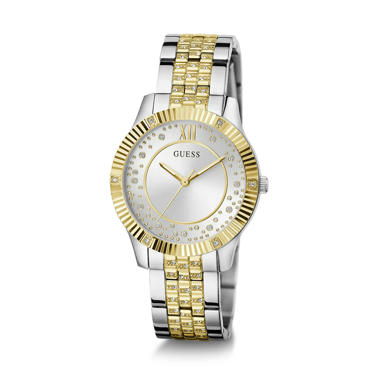 Image de Montre Unisexe Guess GW0765L1, disponible chez Rue des Bijoux, parfaite pour un look élégant et sophistiqué.