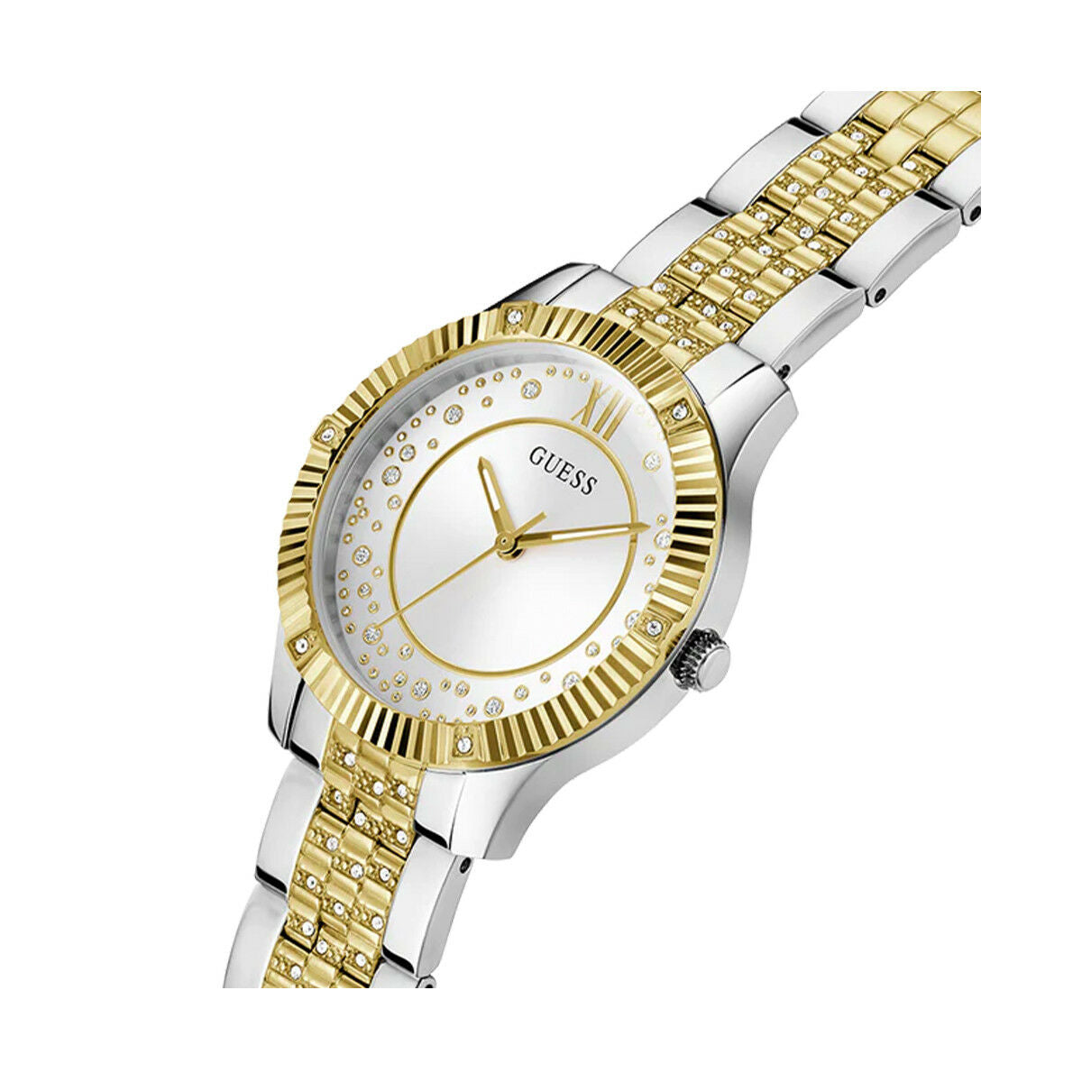 Image de Montre Unisexe Guess GW0765L1, disponible chez Rue des Bijoux, parfaite pour un look élégant et sophistiqué.