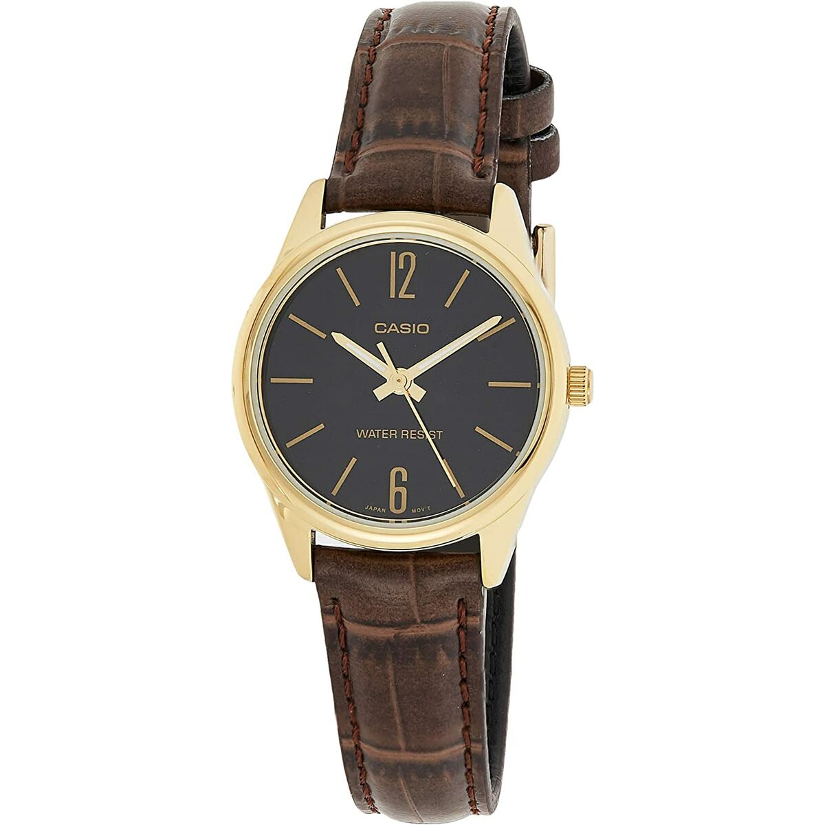 Montre Femme Casio COLLECTION Marron (Ø 28 mm) - Disponible chez Rue des Bijoux