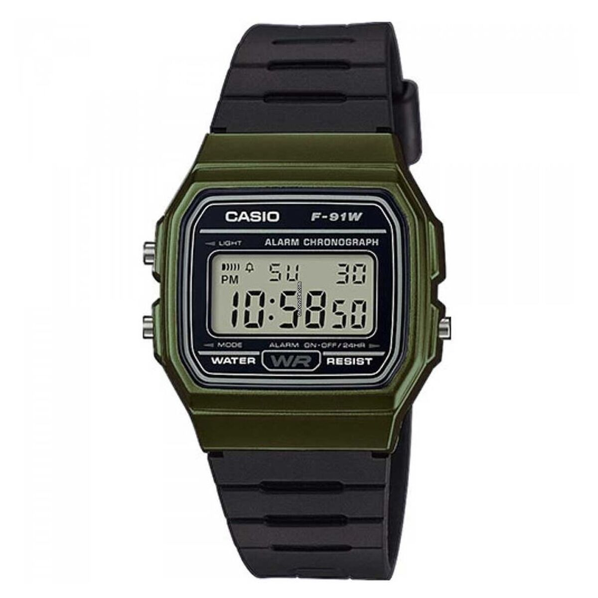 Montre Unisexe Casio VINTAGE Noir Vert (Ø 35 mm) - Disponible chez Rue des Bijoux