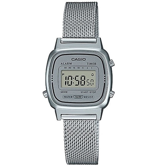 Montre Femme Casio VINTAGE GENT SILVER MESH (Ø 25 mm) - Disponible chez Rue des Bijoux