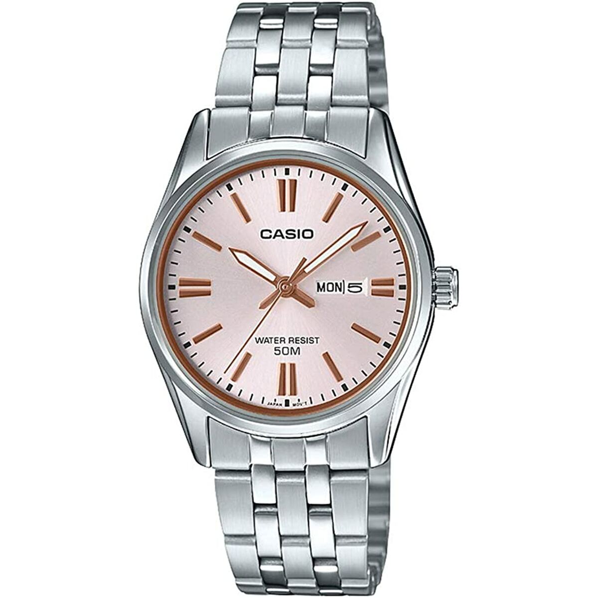 Montre Femme Casio ENTICER LADY Rose (Ø 36 mm) - Disponible chez Rue des Bijoux